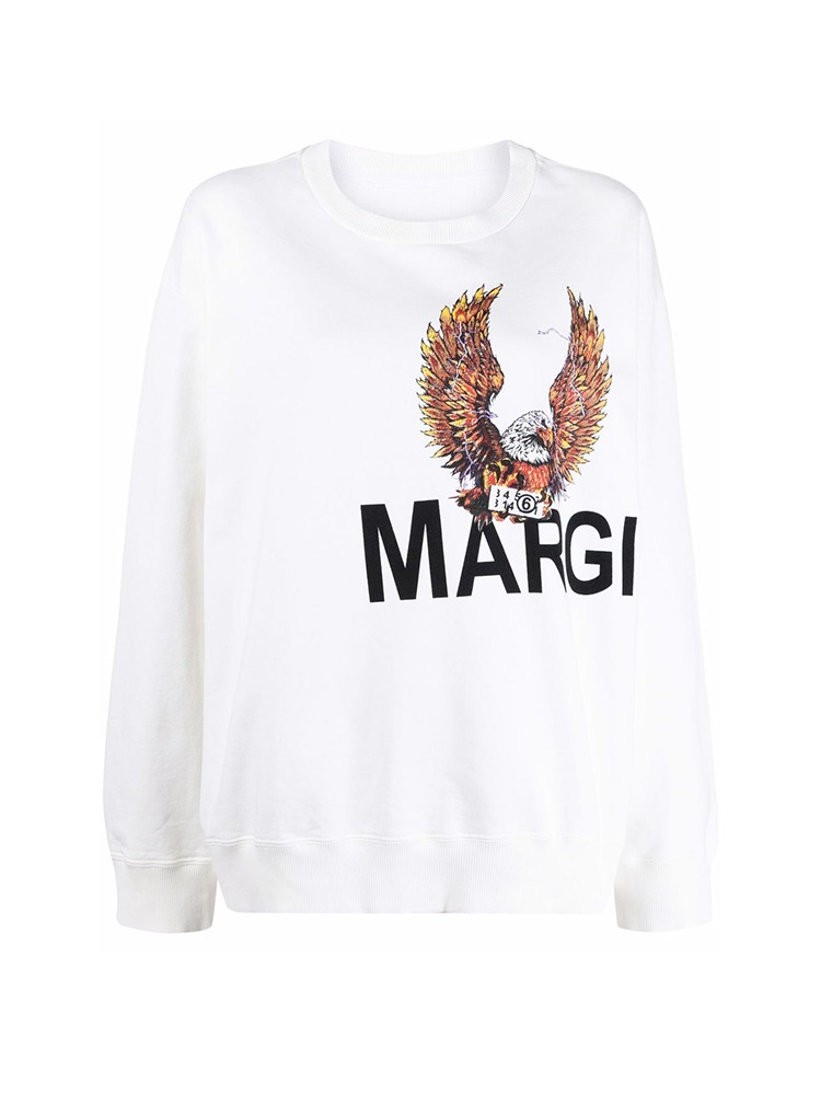 MARGIELA 6 EAGLE PRINT SWEATSHIRT MM6 마르지엘라6 이글프린트 스웻셔츠 - 아데쿠베